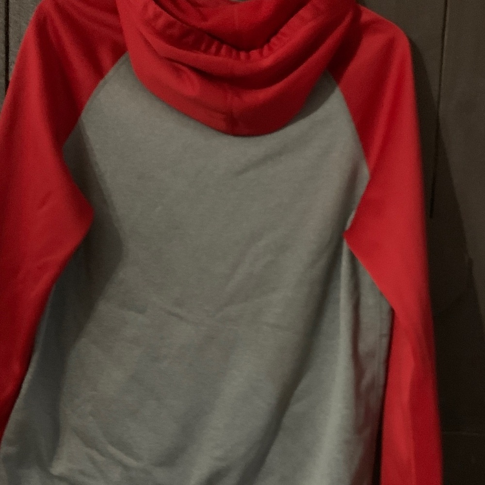 Nike Red and Gray Georgia Hoodie - Picture 4 of 4
